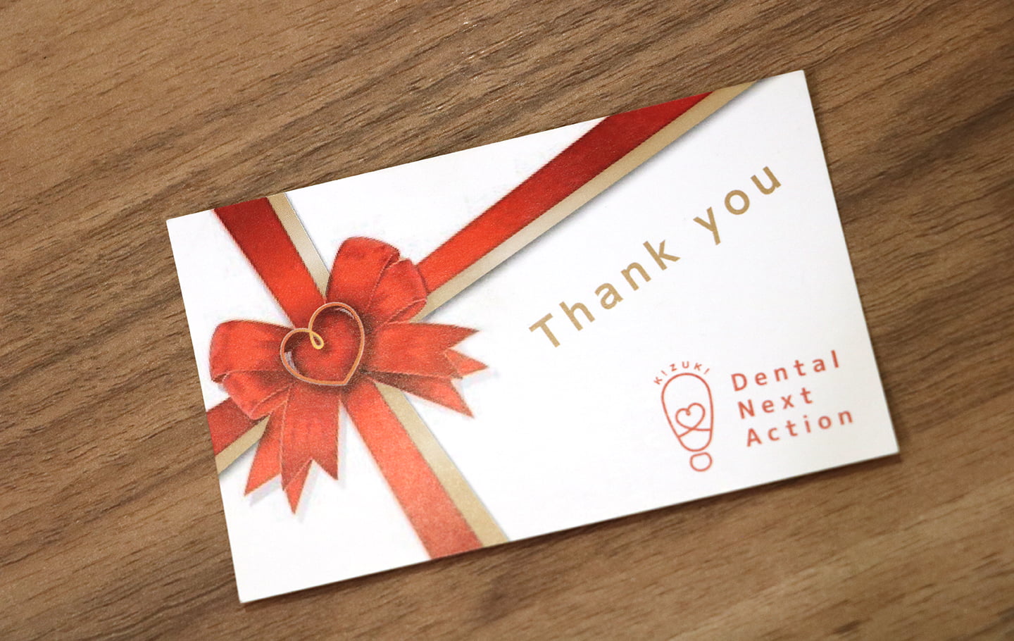 以前使っていたTHANK YOUカード